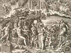 The Judgement of Paris by Giorgio Ghisi