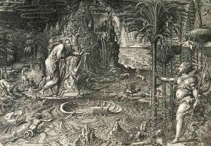 The Dream of Raphael by Giorgio Ghisi