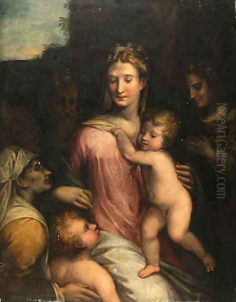 Holy Family with the Infant Saint John the Baptist, - view 1