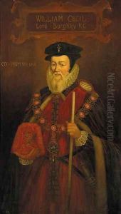 Portrait of William Cecil (1520-1598), 1st Baron Burghley 2 by Marcus The Younger Gheeraerts