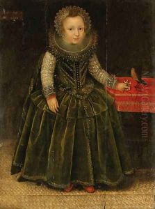 Portrait of a young Girl by Marcus The Younger Gheeraerts
