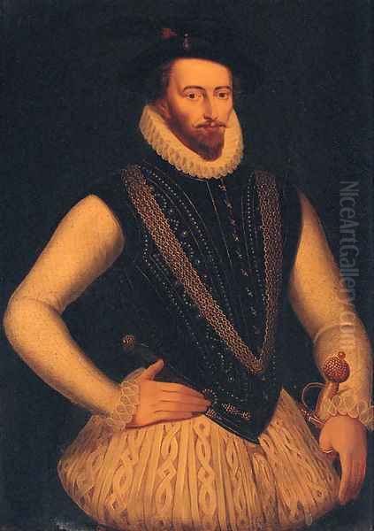Portrait of Sir Walter Raleigh - view 1