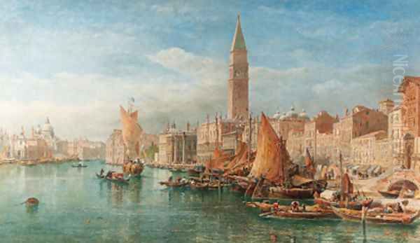 A view along the Grand Canal, Venice - view 1