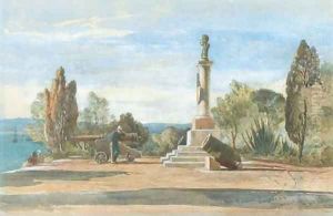Public gardens, Gibraltar by Edward Alfred Angelo Goodall