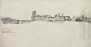View of the Torre delle Milizie and the Convent of Santa Caterina a Magnanapoli, Rome