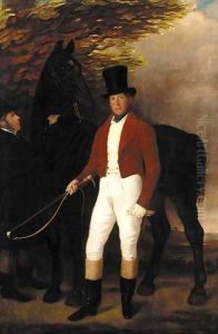 Portrait of a Lewis Adams of Watlands, Wolstanton, Staffordshire (1808-1850)