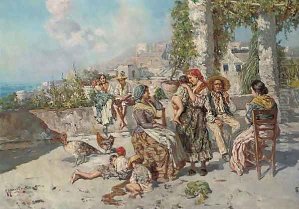 A family gathering, Naples - view 1