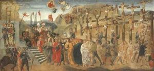 The Martyrdom of Saint Achatius and the Ten Thousand Martyrs by Davide Ghirlandaio