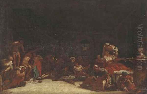 Christ healing the sick - view 1