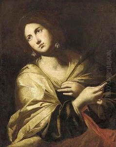 A Female Saint by Francesco Guarino