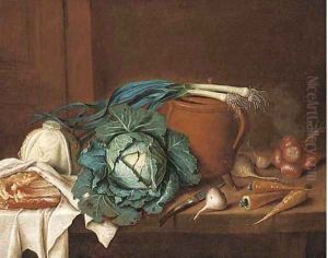 Cabbages by Gaspard, or Gabriel Gresely