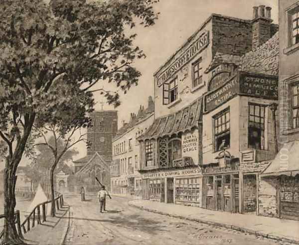 An Embankment coffee house - view 1