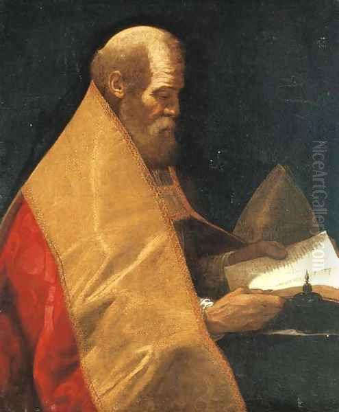 A bishop saint - view 1