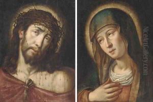 Christ as the Man of Sorrows and The Virgin as Mater Dolorosa by Gortzius Geldorp