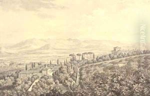 View of Frascati, 1780 by Jean Grandjean