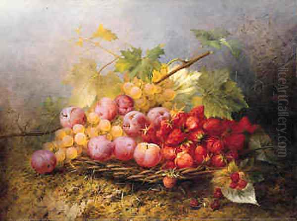 Still Life with Grapes, Plums and Strawberries - view 1