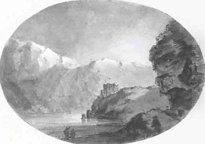 Four ideal landscapes illustrating the picturesque by William Sawrey Gilpin