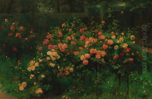 The rose garden - view 1