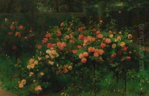 The rose garden by Antoine Grivolas