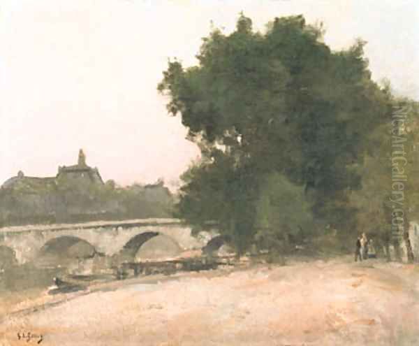 Au bord du Seine - view 1