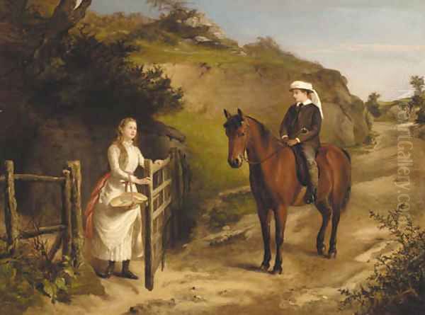A wayside conversation - view 1
