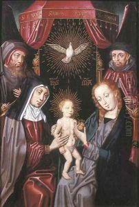 The Holy Family with Saint Joachim and Saint Anne