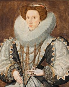 Portrait of a lady by George Gower