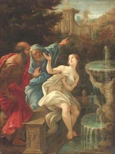 Susanna and the Elders by Giovanni Battista (Baciccio) Gaulli