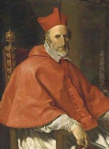 Portrait of a Cardinal 3 by Giovanni Battista (Baciccio) Gaulli