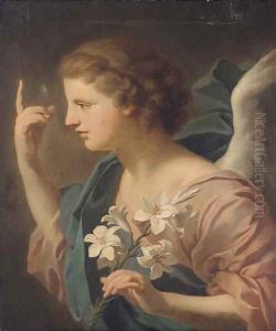 The Angel of the Annunciation by Giovanni Battista (Baciccio) Gaulli