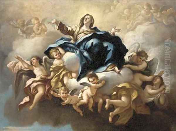 The Assumption of the Virgin by Giovanni Battista (Baciccio) Gaulli