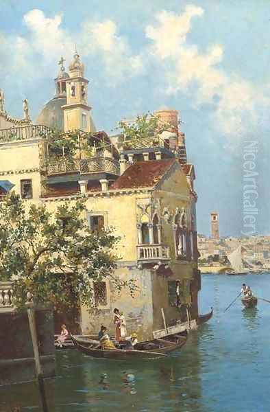 A Venetian house on the canal - view 1