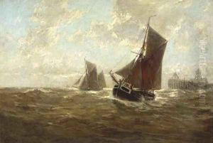 Sailing vessels setting out