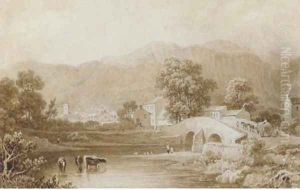 Keswick from Greta Bridge Keswick from Greta Bridge