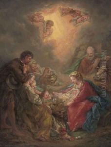 The Adoration of the Shepherds by Louis Gauffier