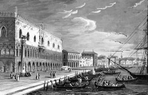 The Doge's Palace and the Riva degli Schiavoni by Carlo Grubacs