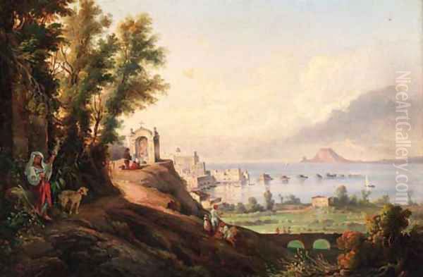 A veduta of Pozzuoli, and the gulf of Baia - view 1