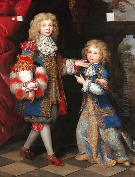 Portrait of two brothers - view 1