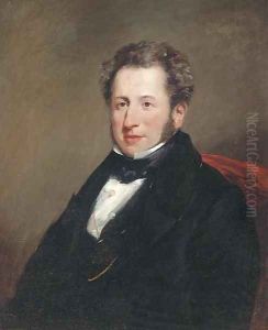 Portrait of a gentleman by Josiah Gilbert