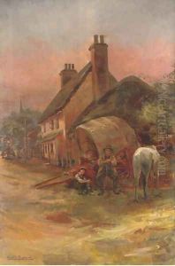 A rest by the inn by Amelia Goddard