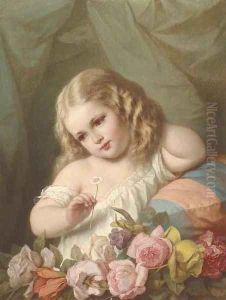 The flower girl by Johann Grund