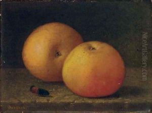 Two Apples and a Caterpillar by John E. Grouard