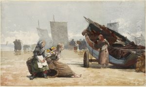 Beach Scene, Cullercoats