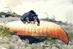 Bear and Canoe