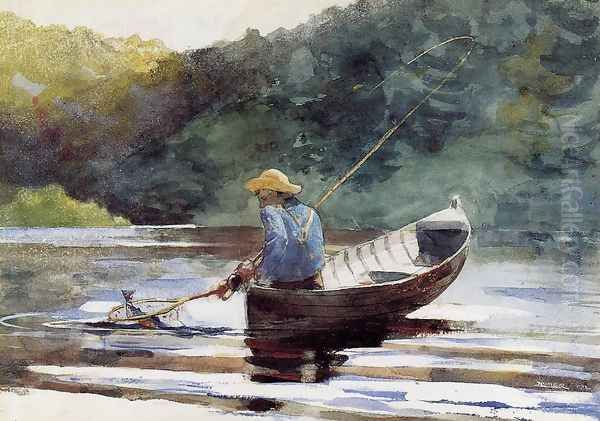 Boy Fishing - view 1
