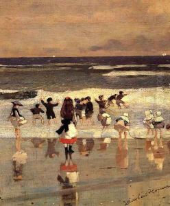 Beach Scene (or Children in the Surf)