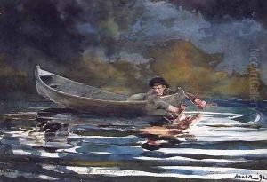 Hound and Hunter (sketch) by Winslow Homer