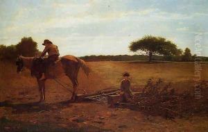 The Brush Harrow by Winslow Homer