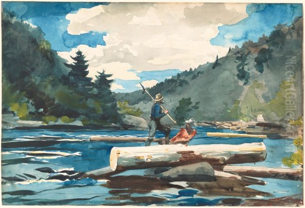 Hudson River, Logging - view 1