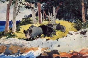 Bermuda Settlers by Winslow Homer